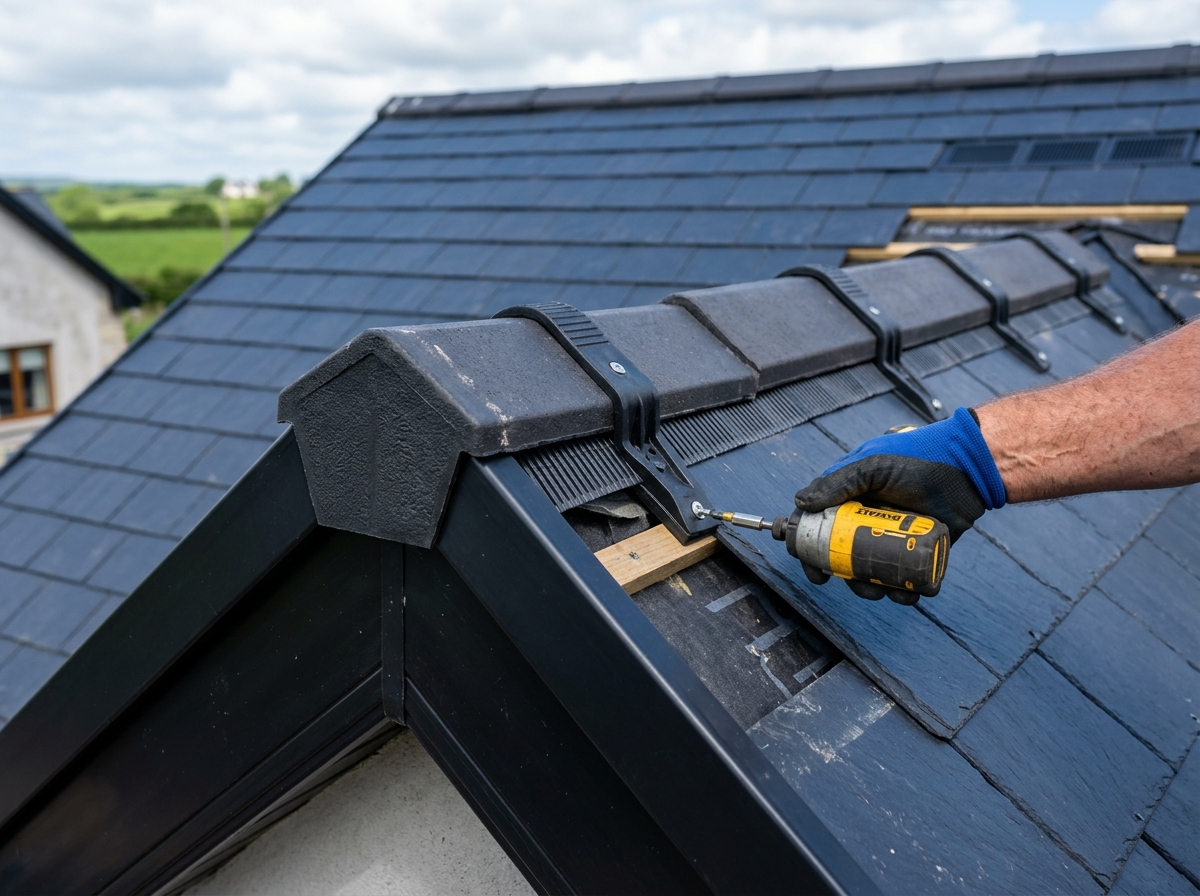Dry ridge and dry verge installation - Elevate Roofing